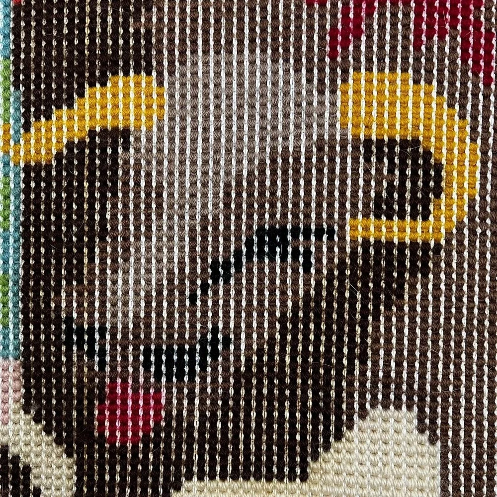 Vintage Latch Hooked Rug Shag Wall Art Tapestry Matador Bullfighter‎ Spanish 70s